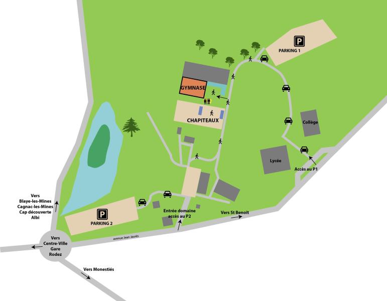 Plan d'accès à la Biennale