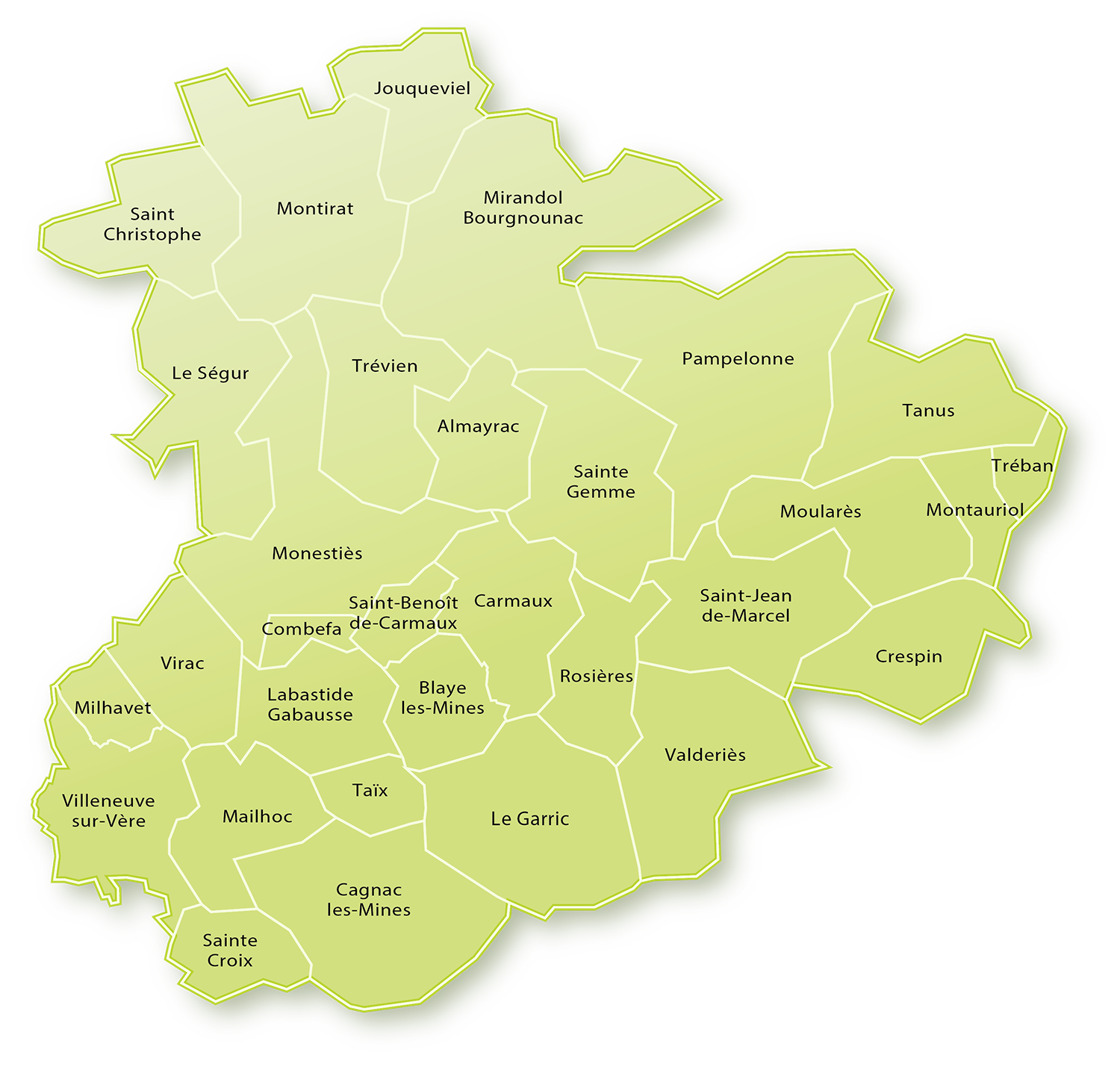 Carte du territoire